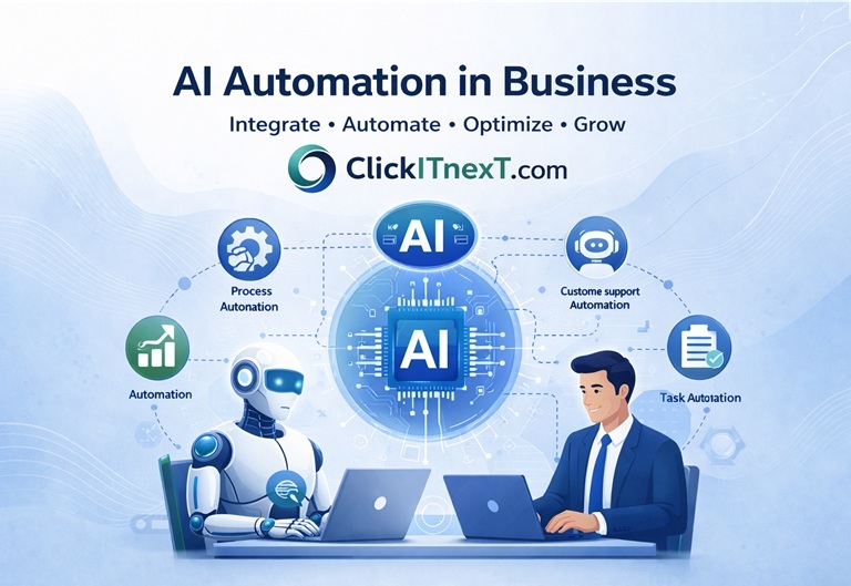 AI Automation services in Business Bangladesh - ClickITnexT