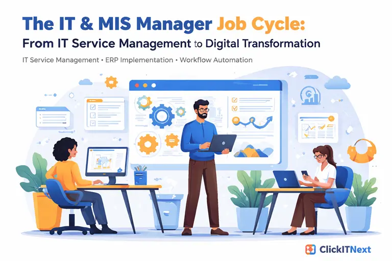IT & MIS Manager Job Cycle: IT Service Management, ERP Implementation, Digital Transformation & Workflow Automation — Complete Guide 2026