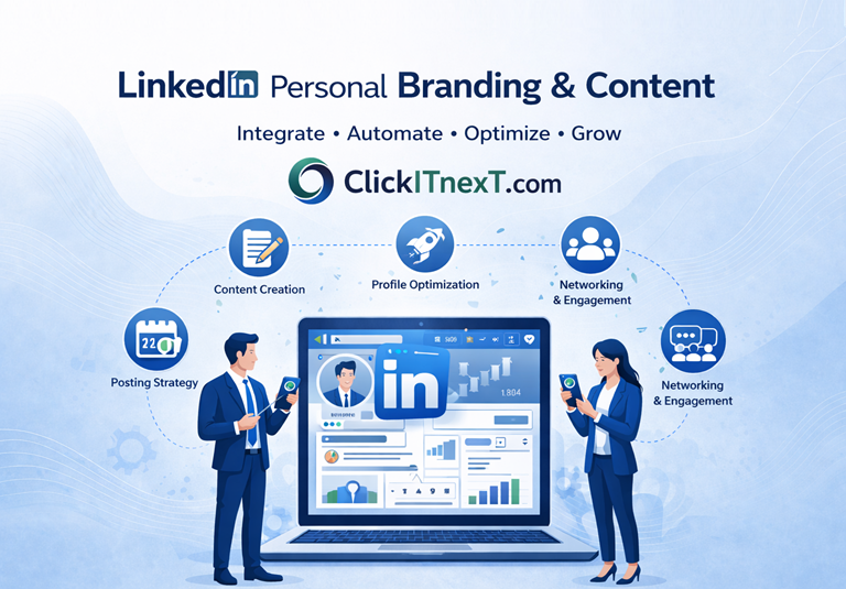 LinkedIn Personal Branding & Content Services Bangladesh - ClickITnexT